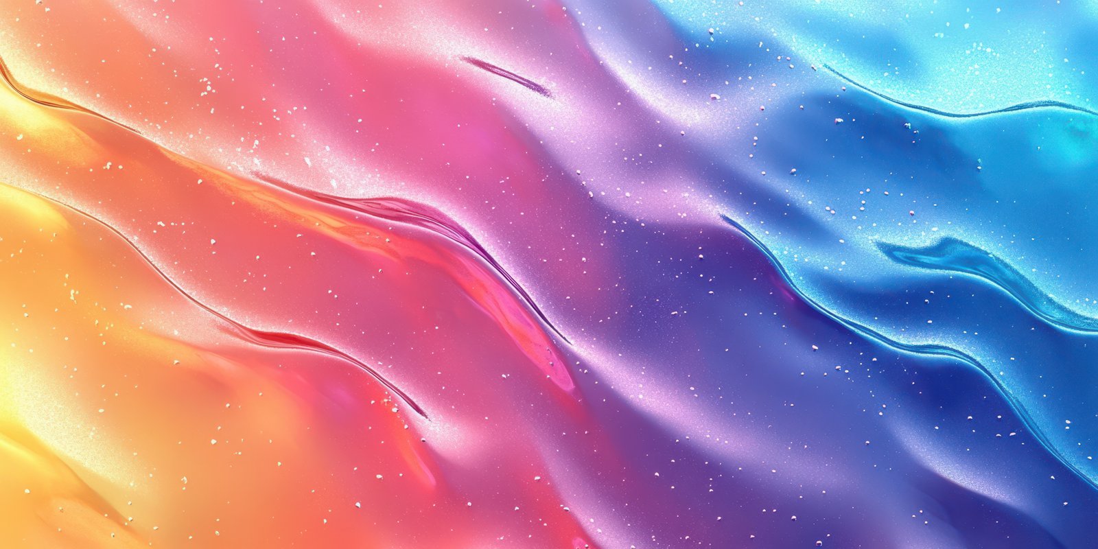 Abstract waves of vibrant colors create a mesmerizing visual experience with dynamic motion and depth at dusk